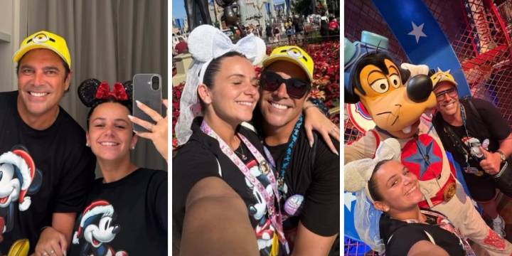 El insólito momento que vivieron Matías Alé y Martina Vignolo en su luna de miel en Disney: la coincidencia con su boda