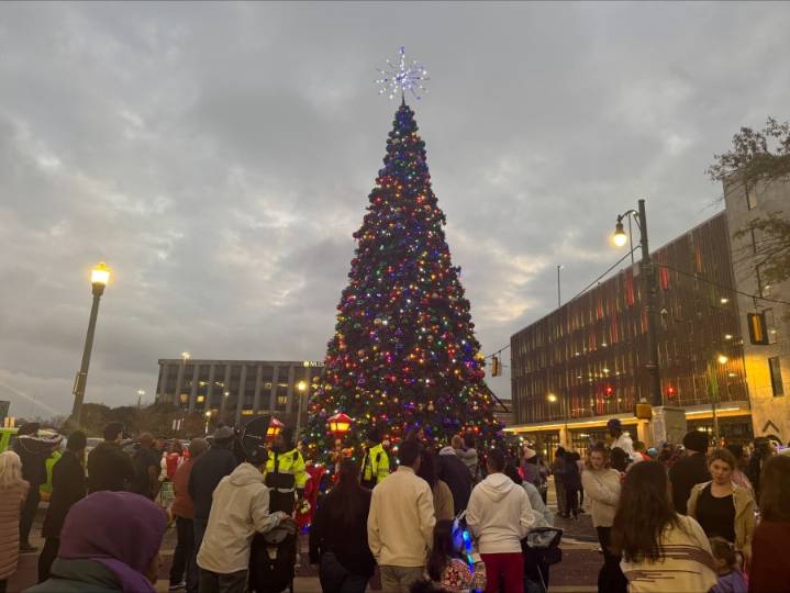 Downtown Memphis holiday season begins with tree lighting
