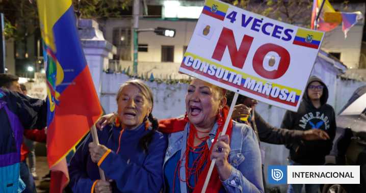 Noboa pierde el referéndum en Ecuador: el rechazo a nueva constitución se impuso por amplio margen
