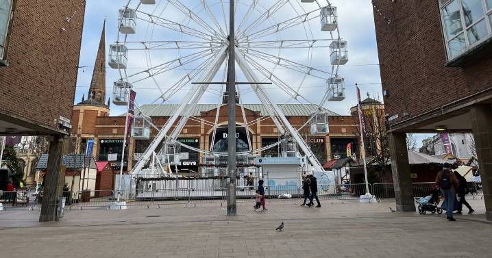 Big wheel and Christmas Market appear in Coventry ahead of weekend opening