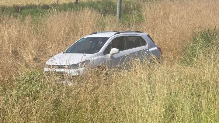Despiste de una camioneta en la Ruta N° 5