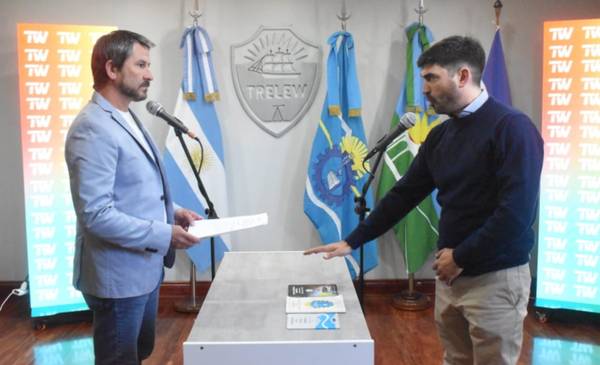 Julián Montes asumió como nuevo secretario de Planificación y Desarrollo Urbano de Trelew