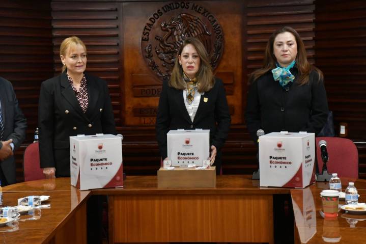 Recibe Legislatura proyecto para Ejercicio Fiscal de 2026