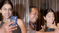 Shriya Saaran Looks Uncomfortable As She Poses For Selfie With Male Fan