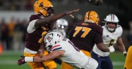 Arizona forces 5 turnovers, spoils rival Arizona State's Big 12 repeat title hopes with 23