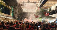 Copa Libertadores: hinchas de Flamengo toman el Pasaje San Ramón en Miraflores 