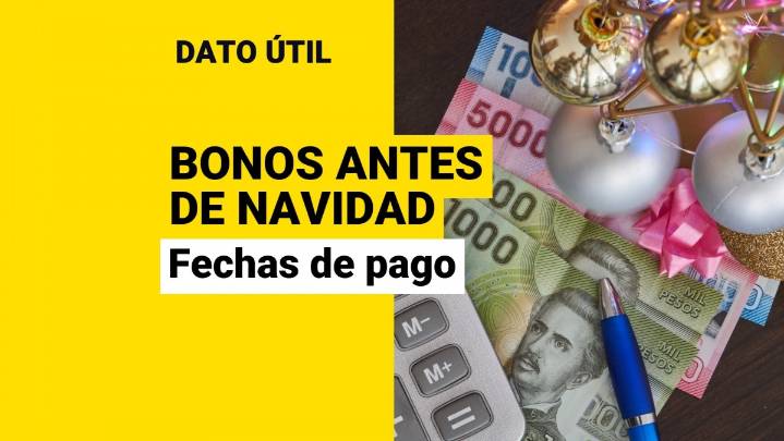 Bonos que se pagan antes de Navidad: Estas son las fechas de pago