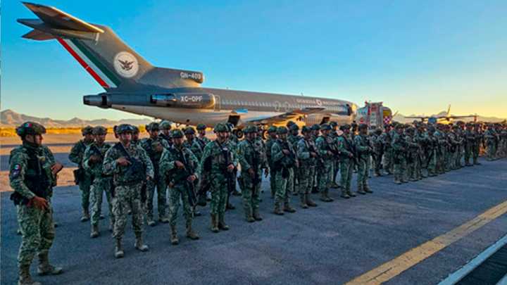 Arriban 100 militares de fuerzas especiales para reforzar la seguridad en la ciudad de Chihuahua