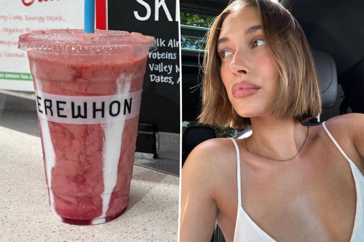 Why Hailey Bieber's name has mysteriously vanished from iconic smoothie at LA supermarket