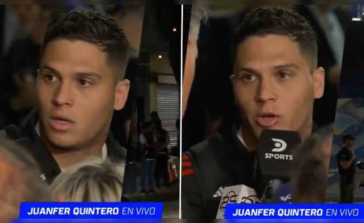 Juanfer Quintero estalla y protagoniza fuerte cruce con periodista tras derrota de River Plate ante Boca Juniors: "No eres profesional"