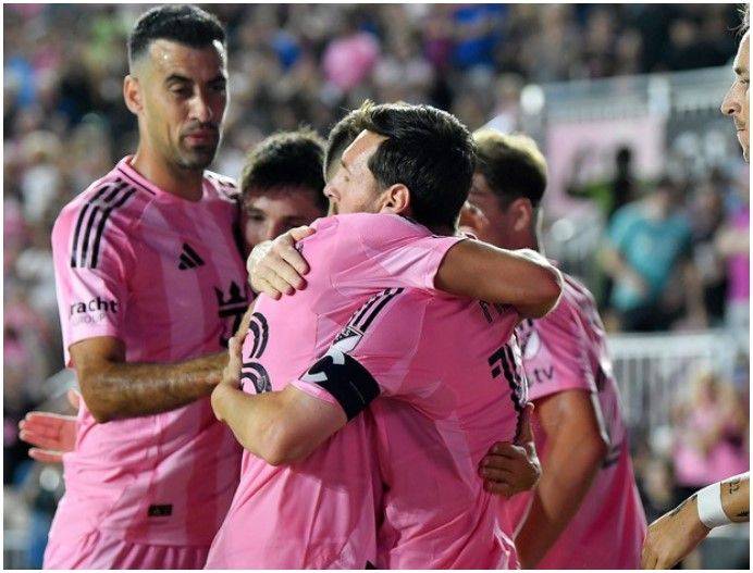 Inter Miami aplastó a Nashville con Messi implacable y está en semis del Este
