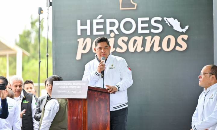 Ricardo Gallardo arranca desde SLP el Operativo Héroes Paisanos