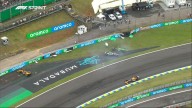 Franco Colapinto se pegó y debió abandonar al mismo tiempo que Piastri y Hulkenberg