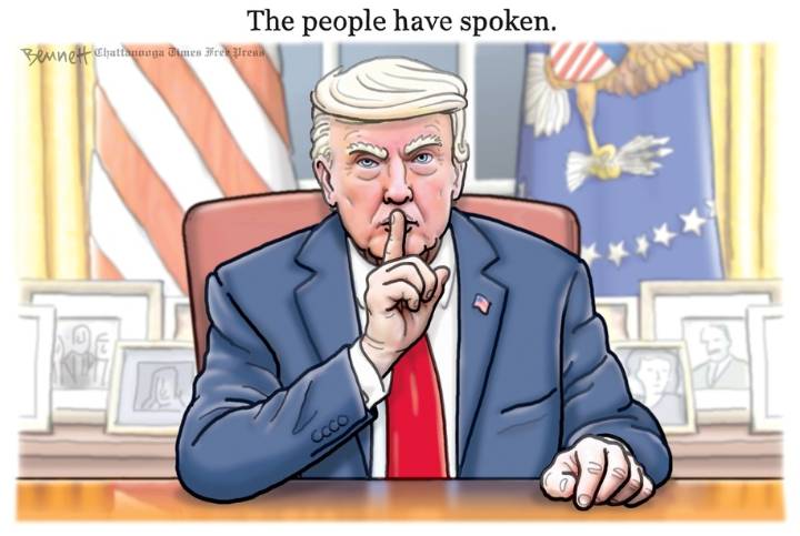 Cartoon: The people have spoken