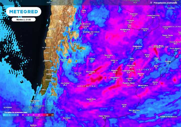 Alerta meteorológica en Argentina: tormentas fuertes y cambio de temperatura este fin de semana por avance de un frente