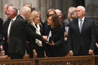 Joe Biden and Kamala Harris Reunite at Dick Cheney's Funeral