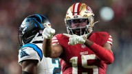 49ers’ Jennings throws punch at Moehrig after cheap shot in win over Panthers
