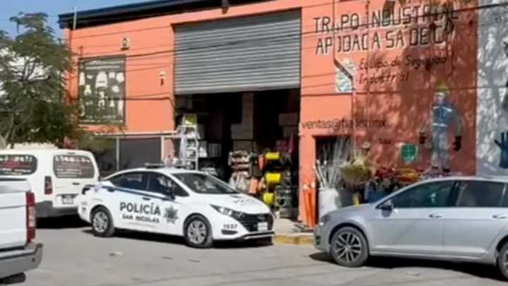 Hombres Armados Asaltan Negocio de Equipo de Seguridad en San Nicolás, Nuevo León