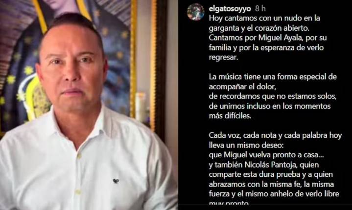 Giovanny Ayala pide libertad de su hijo en emotivo mensaje