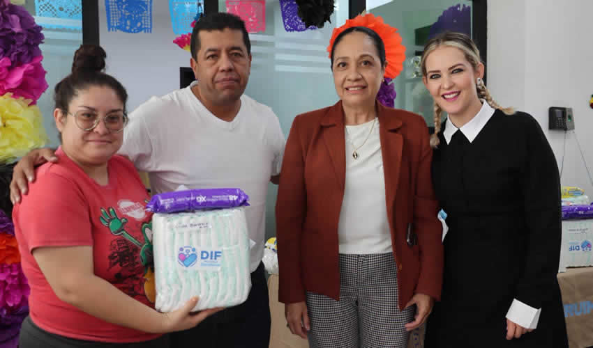 Entrega DIF Capital Pañales a Grupos Vulnerables