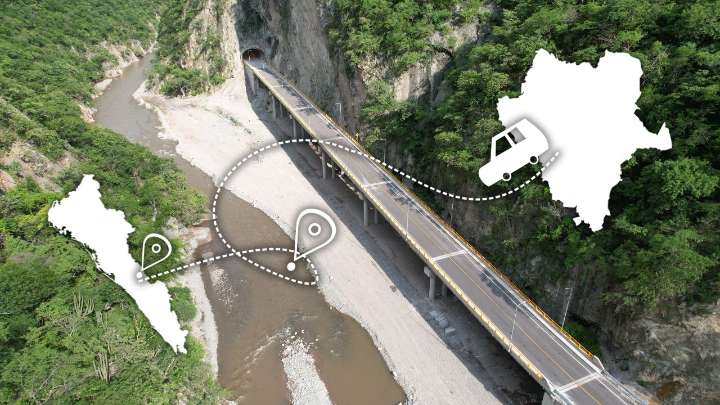 En Durango, primer túnel en un camino alimentador que comunica a Sinaloa: SICT