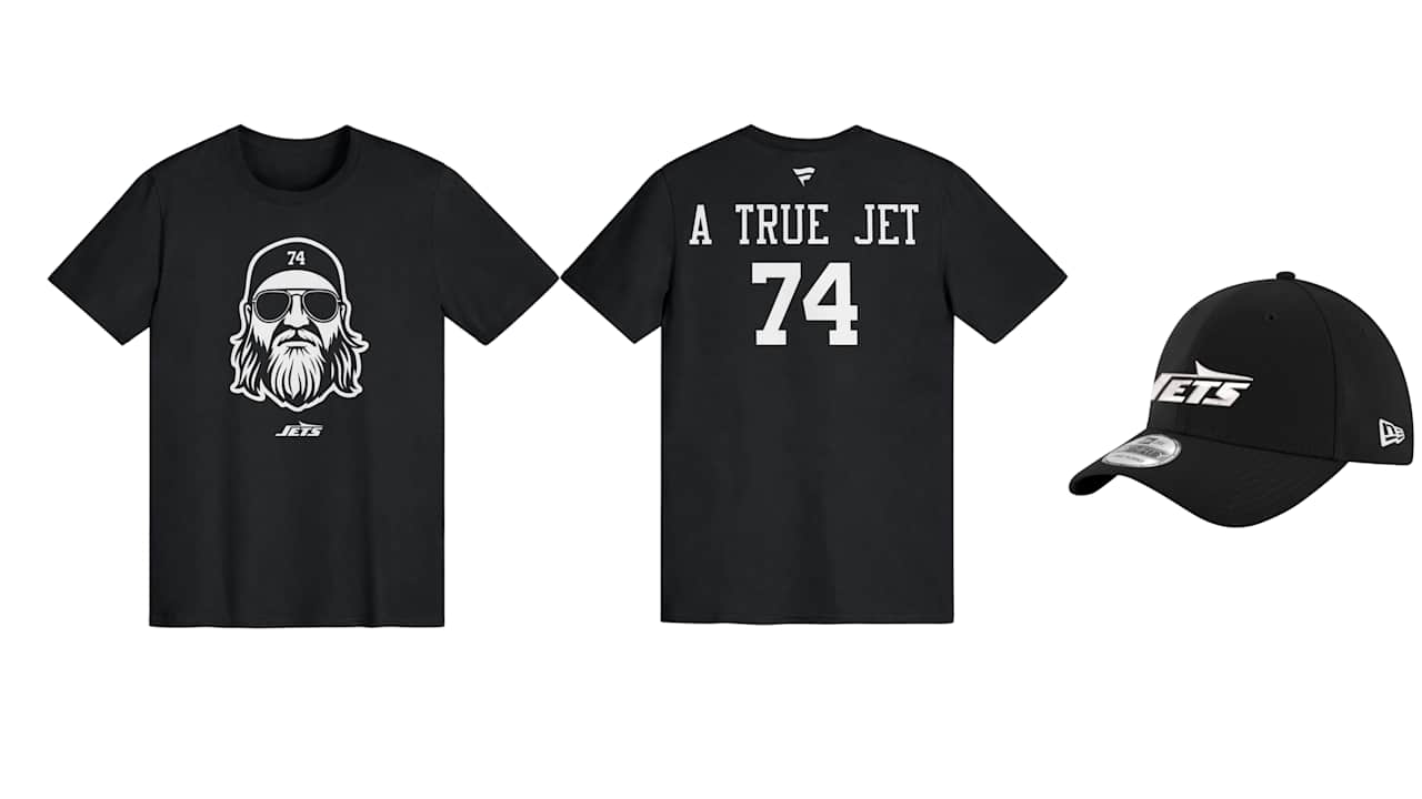 Nick Mangold Tribute Shirts & Hats Available Now on Jets Shop