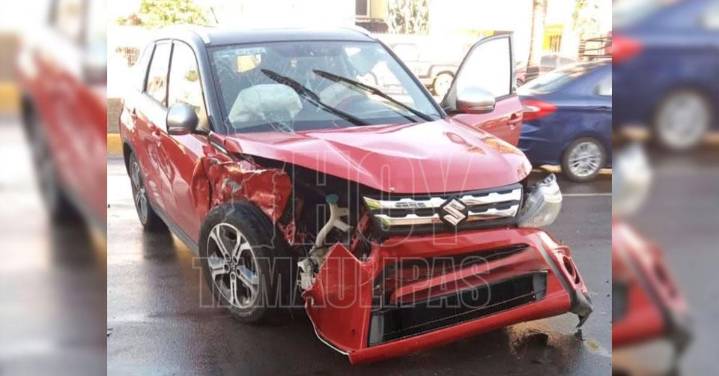 Choque en cruce de Ciudad Madero deja un lesionado