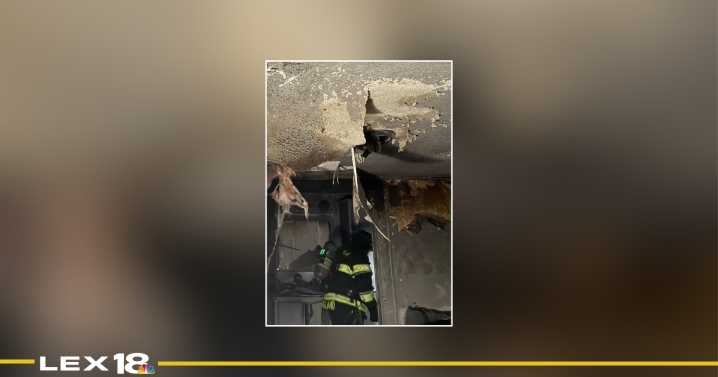 Unattended candle causes mobile home fire in Campbellsville, officials report