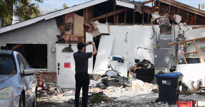 House explosion caused by child turning on lamp during a gas leak, neighbor says