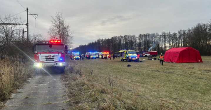 Czech Republic train crash LIVE: 42 injured as two trains smash into each other