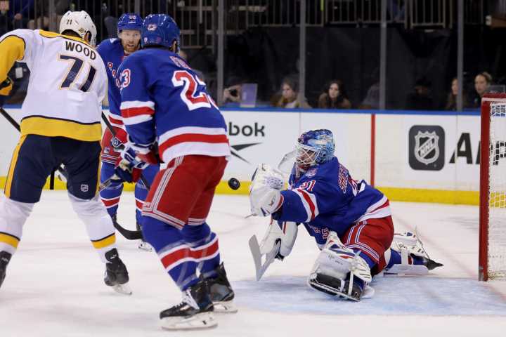 Rangers snap home winless streak with 6-goal effort vs. Predators - The Rink Live | Coverage of youth, junior, high school and college hockey