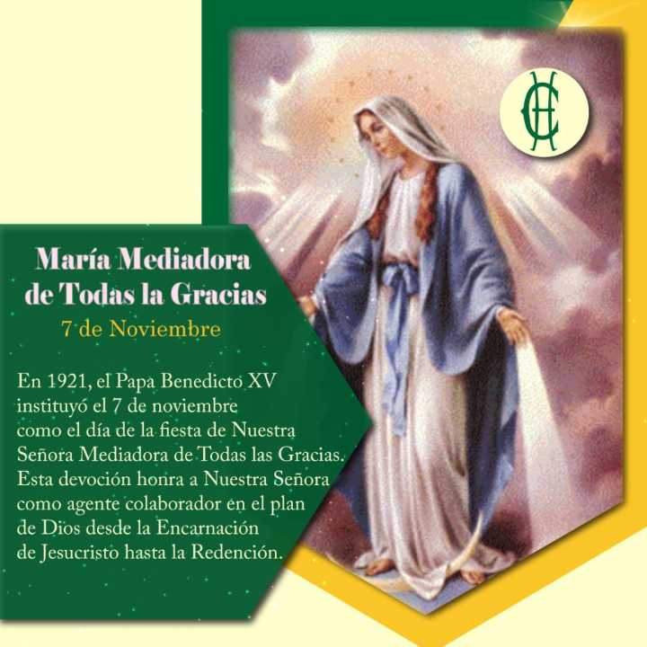 María, mediadora de gracias