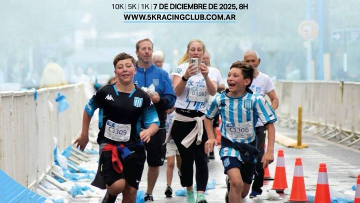 5K de Racing: Récord de inscriptos a dos semanas de la apertura para participar de la carrera