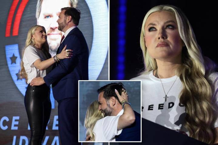 Lip reader reveals heartbreaking exchange between Erika Kirk and JD Vance during packed