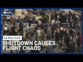 US Flight Chaos Worsens As Unpaid Aviation Staff Call In Sick During Shutdown