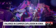 One injured in camper explosion in Iowa