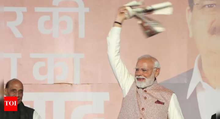 'Gamcha' in the air: PM Modi leads celebrations after NDA secures sweeping victory in Bihar elections