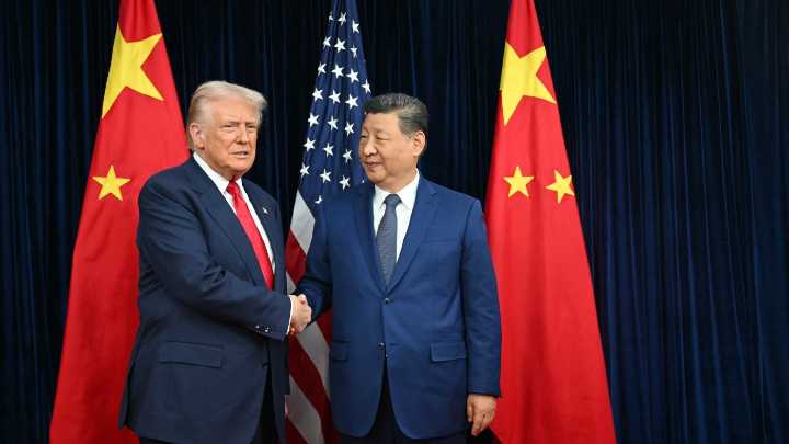 Trump and China's Xi Jinping discuss trade, Taiwan, Ukraine in call : NPR