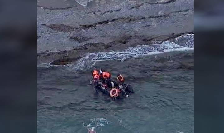 Encontraron el cuerpo de un hombre flotando en el mar en la zona de Playa Larga