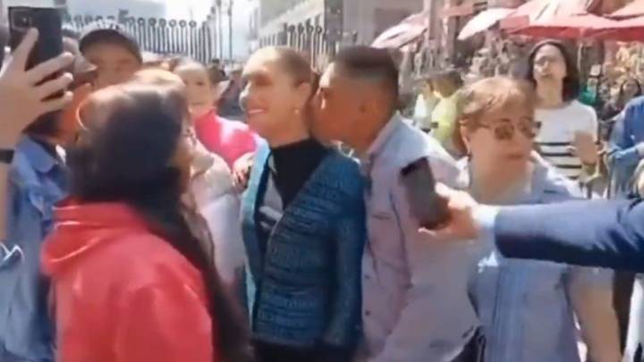 La presidenta de México denunció a un hombre que la acosó en la calle