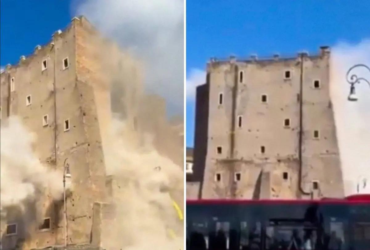 Derrumbe de torre medieval en Roma durante restauración deja heridos