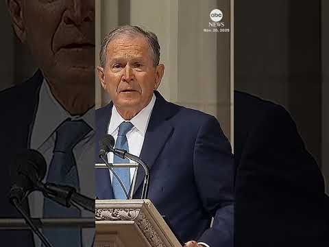 George W. Bush delivers eulogy for Dick Cheney