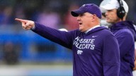 Kansas State coach Chris Klieman chokes up as he defends his job performance after loss to Utah