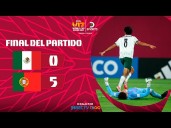 México vs. Portugal (0-5): video, goles, mejores jugadas y resumen por el Mundial Sub