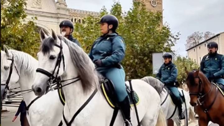 La Guardia Civil refuerza la vigilancia rural en Aragón con el Grupo de Caballería