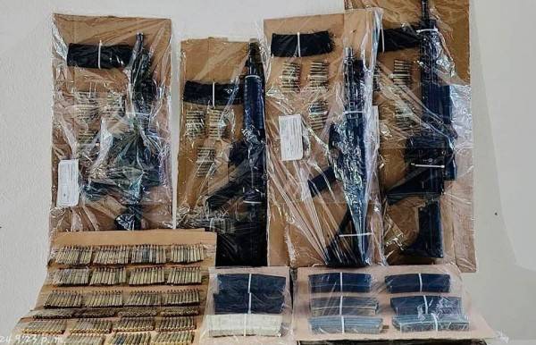 Al doble, decomiso de armas de alto calibre