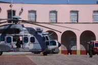 García Harfuch sale en helicóptero rumbo a Uruapan tras reunión en Morelia