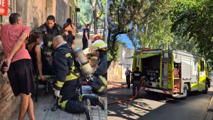 Una aparente pelea entre ocupas terminó con una casa incendiada y una mujer con quemadura leves