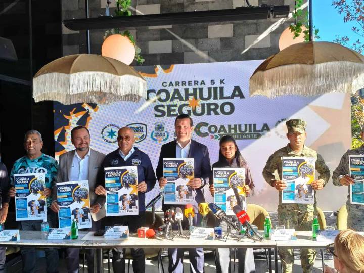 Participa en la Carrera 5K 'Coahuila Seguro' promovida por el Fiscal General del Estado