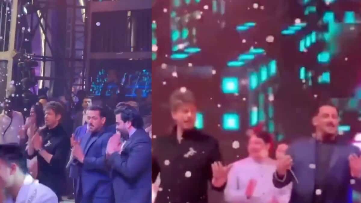 Watch: Salman Khan, Shah Rukh Khan dance at a wedding in Delhi